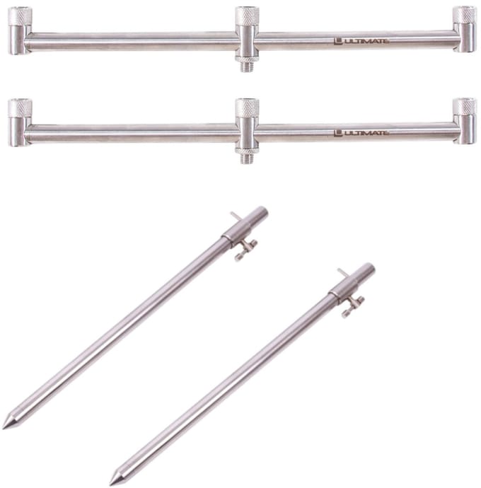 Ultimate Stainless Steel Buzzerbars and Banksticks Set 3-Rod - Karper Set