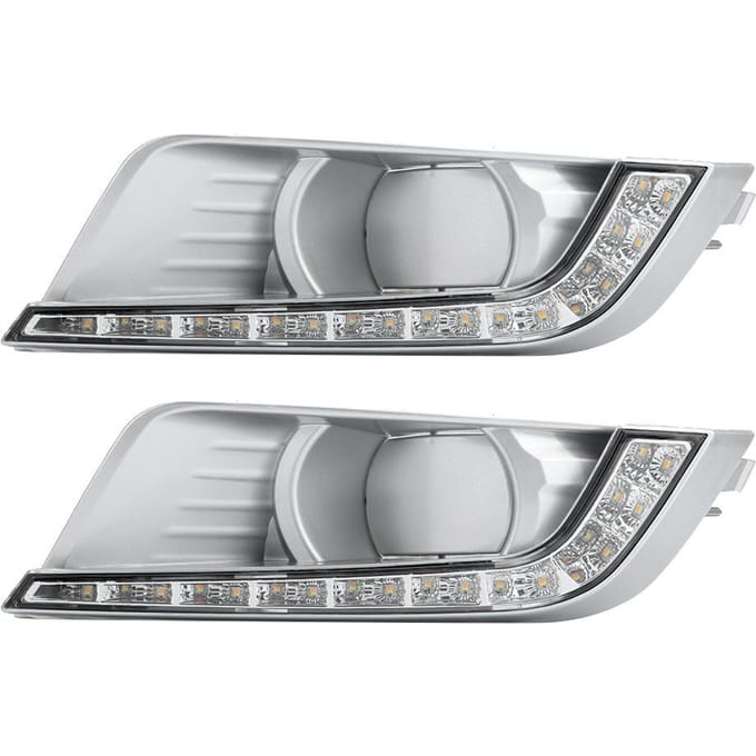 Feu de jour LED Clignotant 12V Compatible pour Ford Ranger 15 18 gray