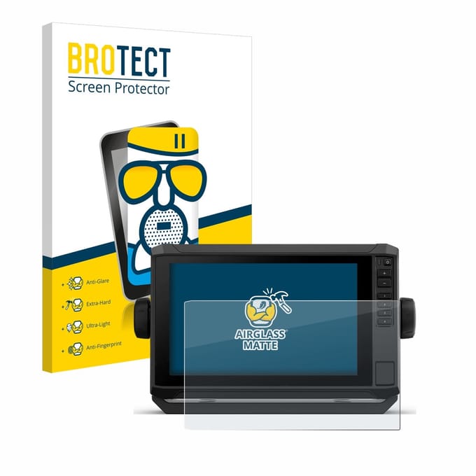 BROTECT - Screenprotector voor Garmin ECHOMAP UHD2 9" - Folie Beschermfolie Beschermglas matte