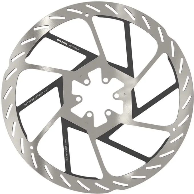 Remschijf 6 gaten Sram Hs2