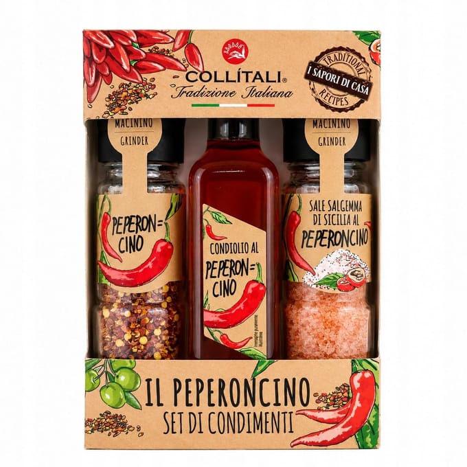 Collitali Il Peperoncino Cadeauset Extra Vierge Olijfolie + chili 105g