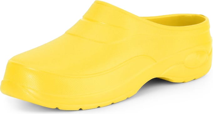 Ladeheid Unisex Clogs Tuinklompen - Tuinschoenen - Lichte - Dames - Heren - Geel1 - 36 – LA-KL-037