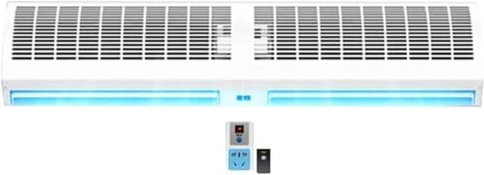 Luchtgordijn - Deurventilator - Binnenklimaat Behouden - Dubbele Snelheid - 150cm - Wit
