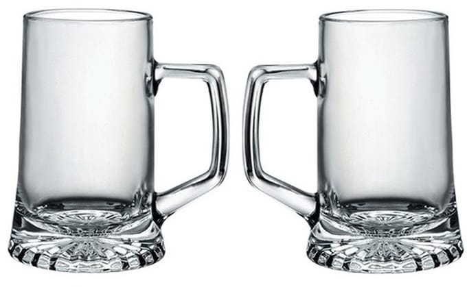 6x Oktoberfest feest bierglazen/bierpullen 510 ml - Bier pullen 2 stuks