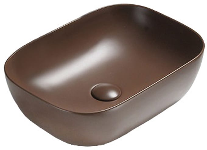 Mexen Rita opzetwastafel 45 x 32 cm, bruin mat - 21084568
