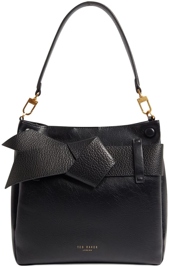 Ted Baker schoudertas Ssonia Knot Bow Shoulder Bag Black zwart