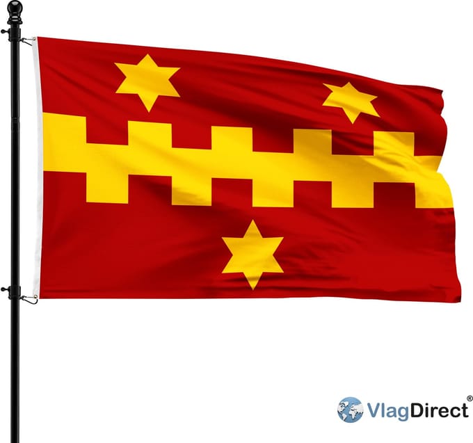 Vleterse vlag - Gemeente Vleteren vlag - 90 x 150 cm.