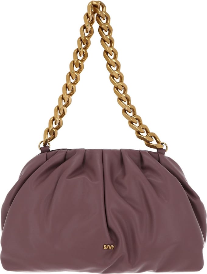 DKNY Schoudertas Avondtas Presley PU Shoulder Bag Vntg Rose Oud roze
