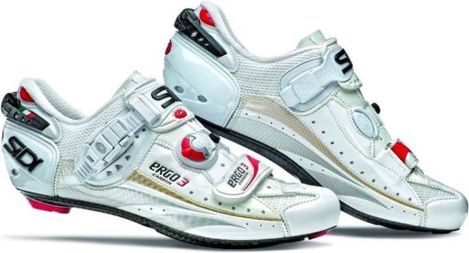 Sidi - ergo 3 - racefietsschonen - carbon vernice - speedplay - wit - maat 42