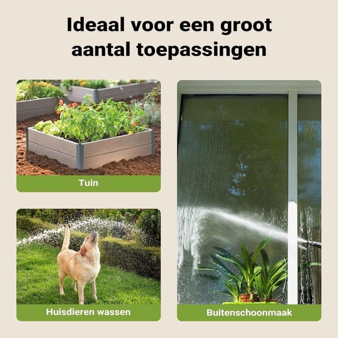 Omgoods - Automatische Slanghaspel met 15 Meter Waterslang