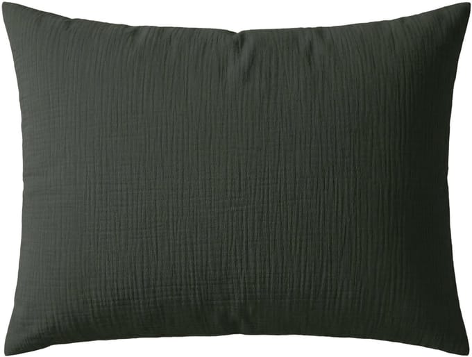 Zelesta Deluxe Katoen Mousseline Kussensloop Set Van 2 - Groen 80x80cm