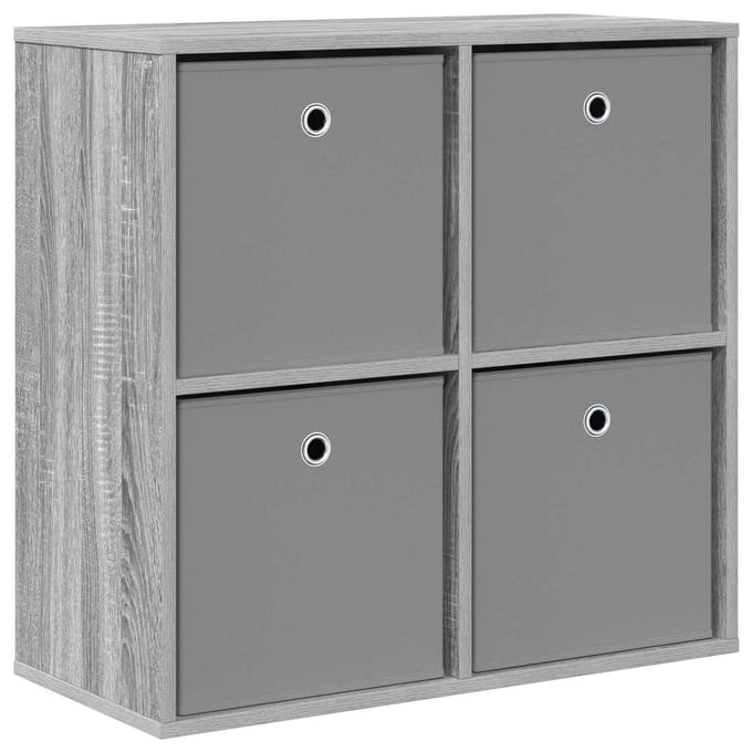 vidaXL - Dressoir - Grijs - Sonoma - 68,5 - x - 32 - x - 67 - cm