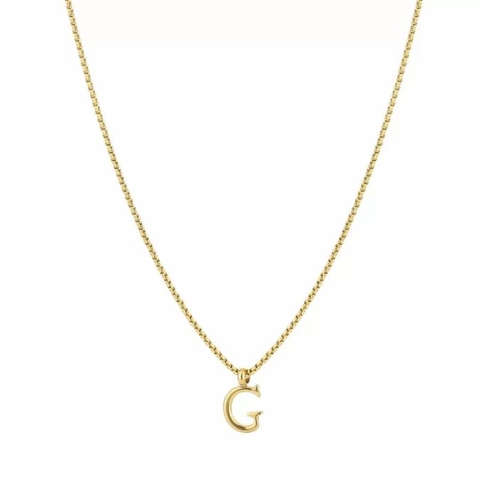 Bijoutheek Collier Letter G Goud