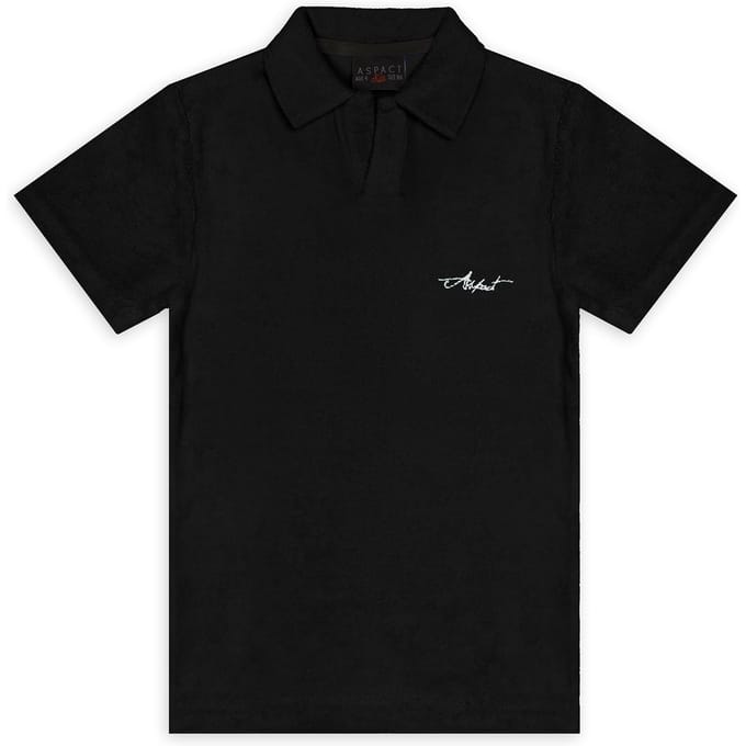 ASPACT Kids Terry Polo Black Taglia: 104 | Camicie Outlet | kids | Nero