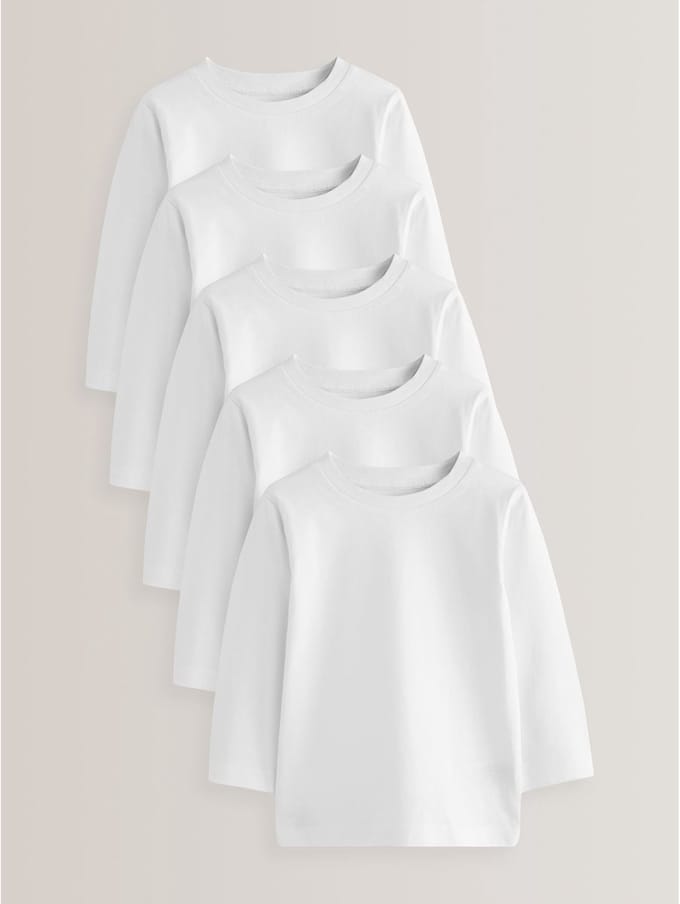 Next - Jongens - T-shirts met lange mouwen - Wit