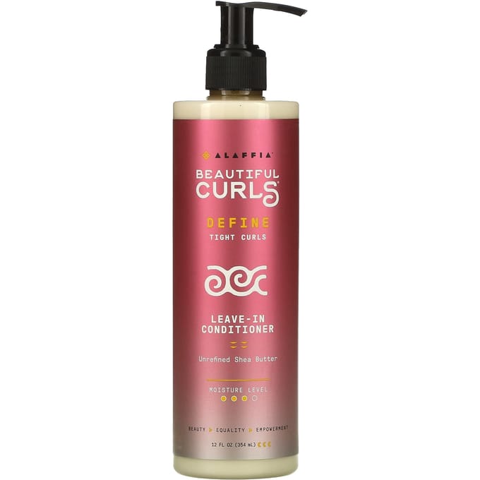 Alaffia, Beautiful Curls, Curl Control Custard, Tous types de boucles, Beurre de karité non raffiné, 8 fl oz (235 ml) gray