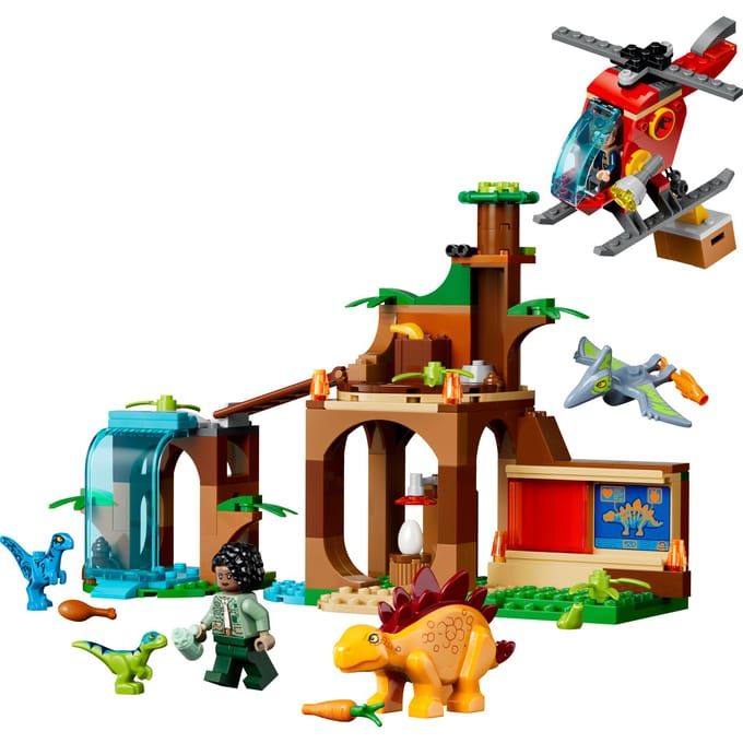LEGO 77981 Jurassic World Velociraptor Stegosaurus En Pteranodon Redding