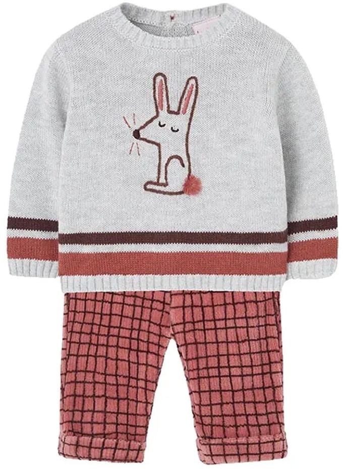 Boboli Knit Set Grijs 12 Months Jongens