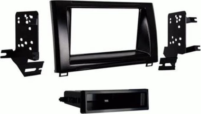 2-DIN frame met bakje TOYOTA Tundra 2014- zwart
