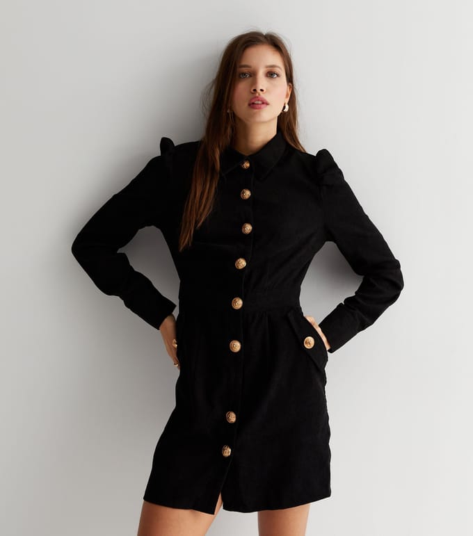 Corduroy Mini Shirtjurk