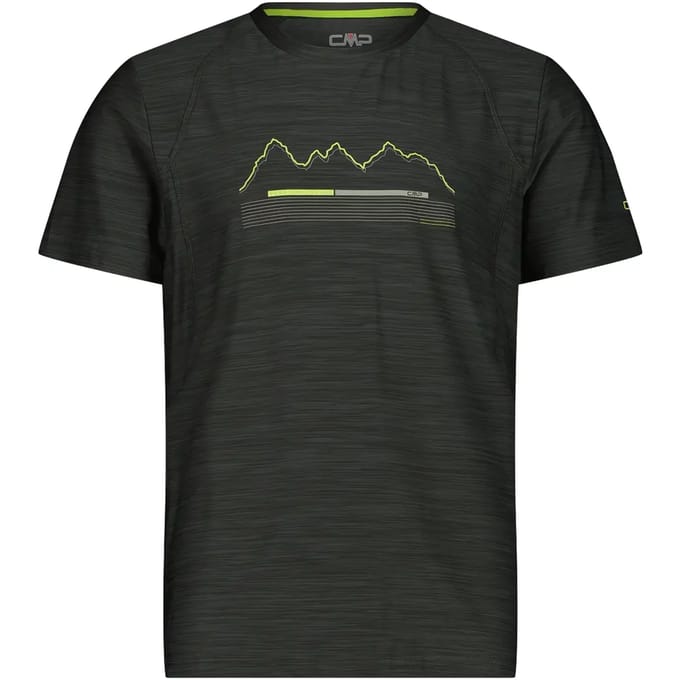 Rekbare bedrukte shirt CMP