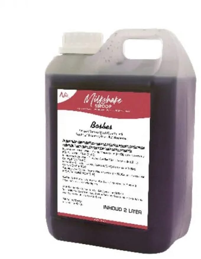 Nic Milkshakesiroop Bosbes - 2 liter