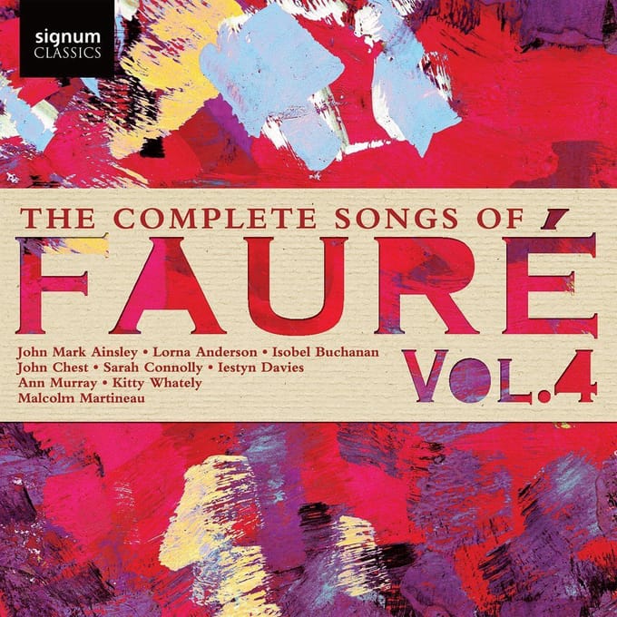 The Complete Songs Of Faure, Vol. 4