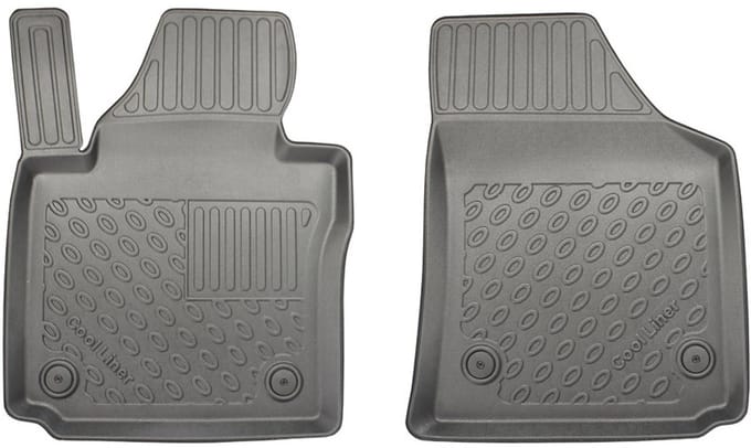 Rubbermatten Volkswagen Caddy 2004-2020 (voorset) - 3D Schaalmatten