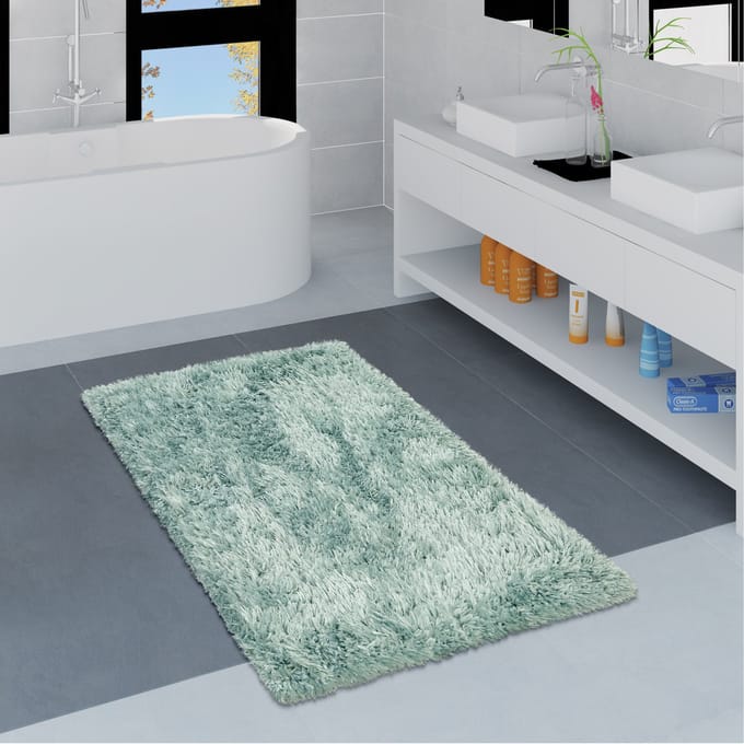 Badmat Kandela turquoise 40x55 cm