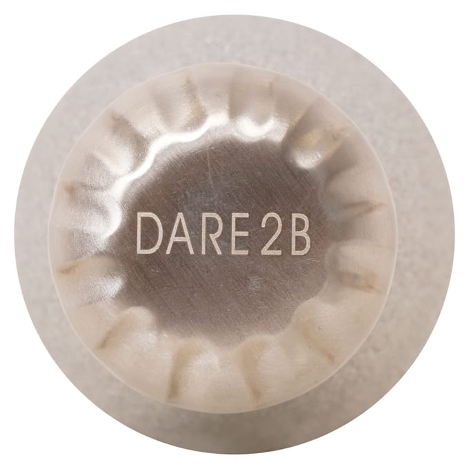 Dare 2B Glitter metalen waterfles (Zilver)