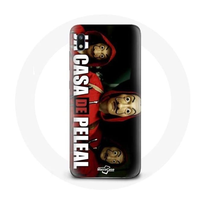 Case voor Samsung Galaxy A10 La casa de papel Het masker van Dali