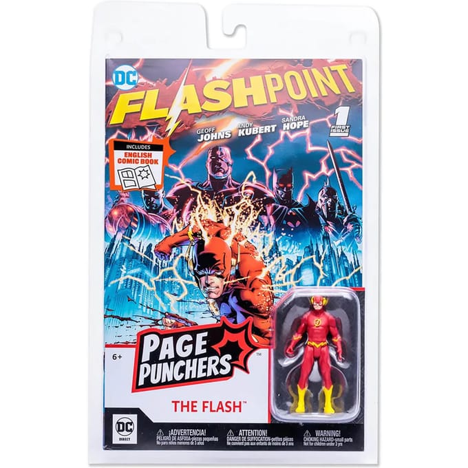 DC DIRECT - 3IN COMIC WITH FIGURE WV1 - THE FLASH (FLASHPOINT)
