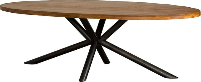 Tower living Selva mango oval diningtable top 1,5 / 2,5 - 200