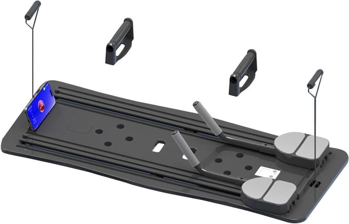 Pilates Board - Trainingsbord Kern - Thuistraining - Opvouwbaar Ontwerp - 106 cm - Zwart