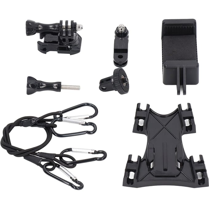 Kitesurfen Kite Lijn Montage Kit 360 Graden Rotatie Kiteboarden Lijn Houder Adapter voor Hero Camera Serie black
