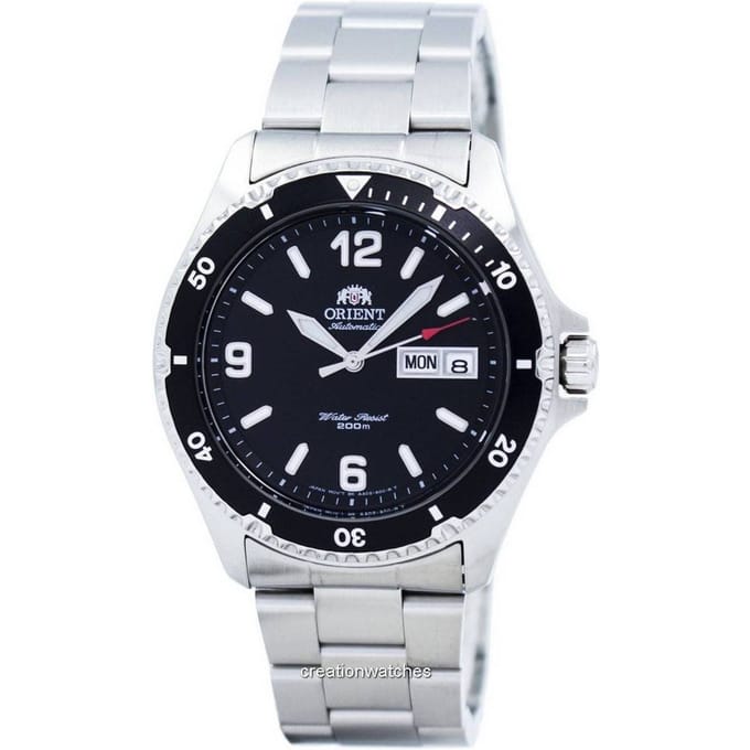 Orient Diver Mako II Automatic 200M FAA02001B9 Heren horloge zwart