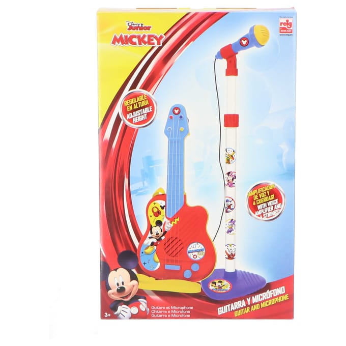 Mickey Mouse gitaar met microfoon