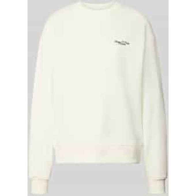 relaxed fit sweatshirt van puur katoen