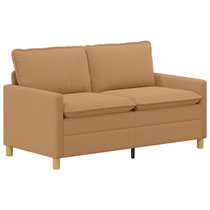 vidaXL - Bank - Beige - 156 - x - 81 - x - 87,5 - cm - Stof