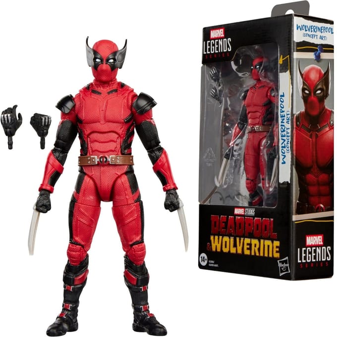 Marvel Legends Series Wolverinepool (Concept Art) uit Deadpool & Wolverine van Marvel Studios, filmverzamelobject, X-Men-actiefiguur van 15 cm