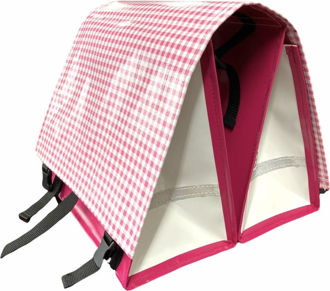 Du Baj  Luxe L - Dubbele Fietstas - 45 l - Roze