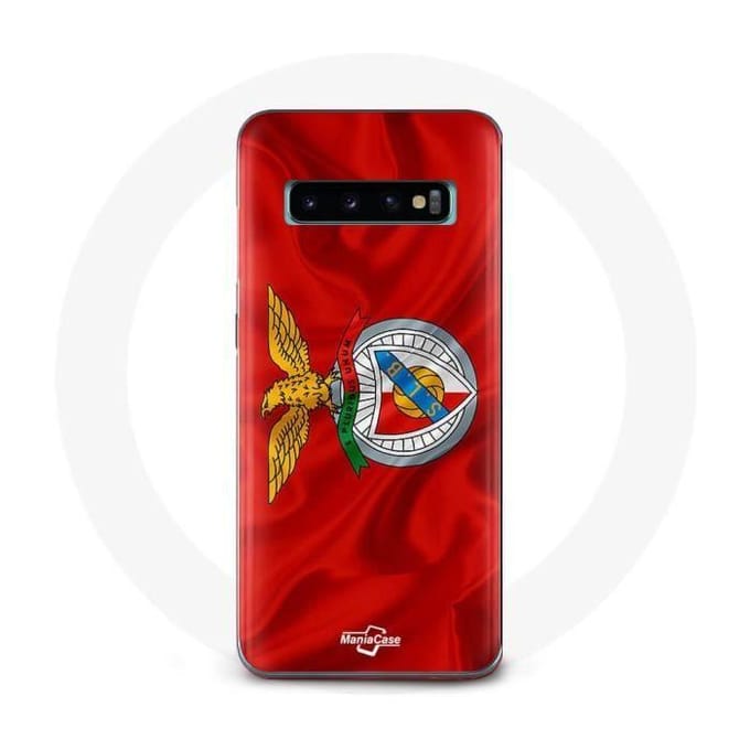 Samsung Galaxy S10 hoesje slb benfica rode achtergrond