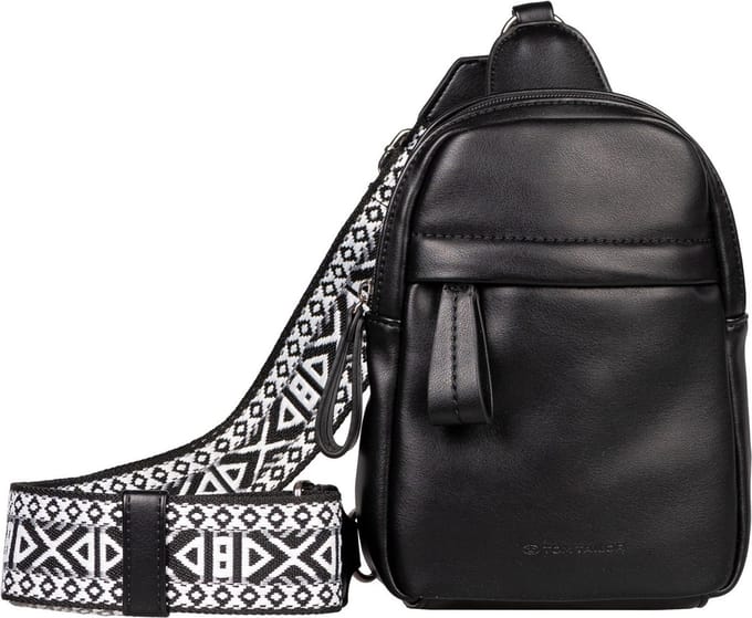 TOM TAILOR Vrije tijd rugzak Rugzak Palina Sling Backpack Black Zwart
