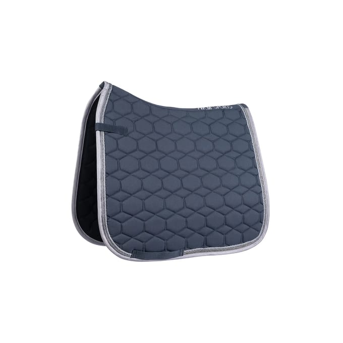 HKM Zadeldekje -Crystal fashion- donkergrijs PD