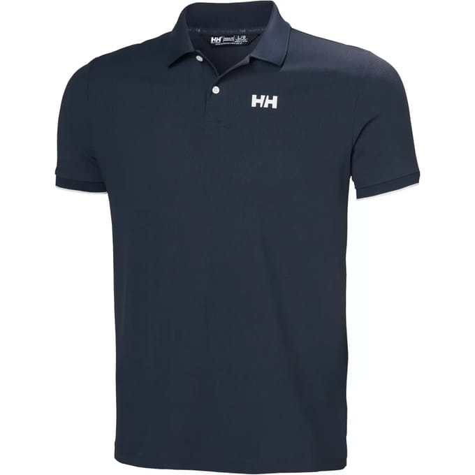 Helly Hansen Ocean 2.0 Korte Mouw Poloshirt Blauw S Man