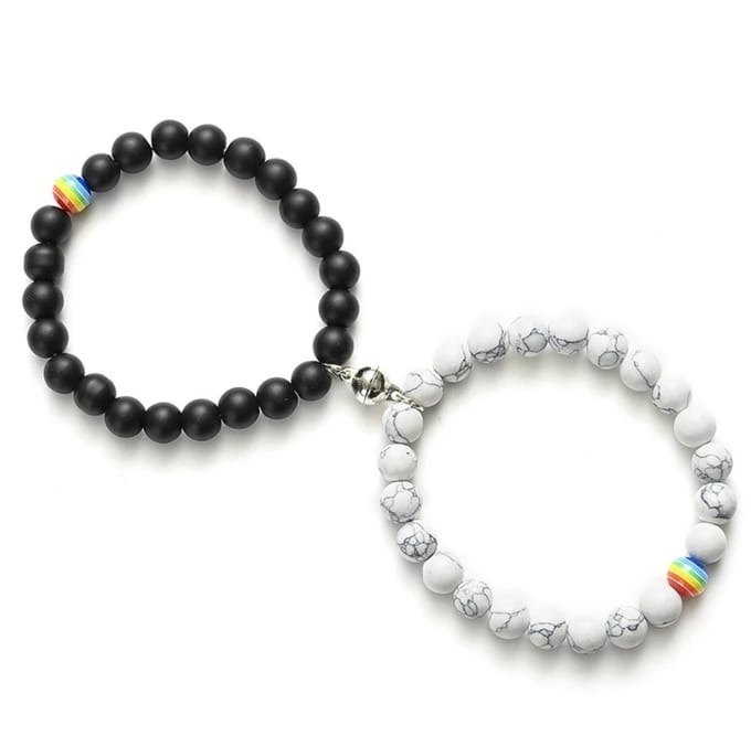 EmmyRovi – Verbindingsarmbanden – Set van 2 – Magneet - Armband