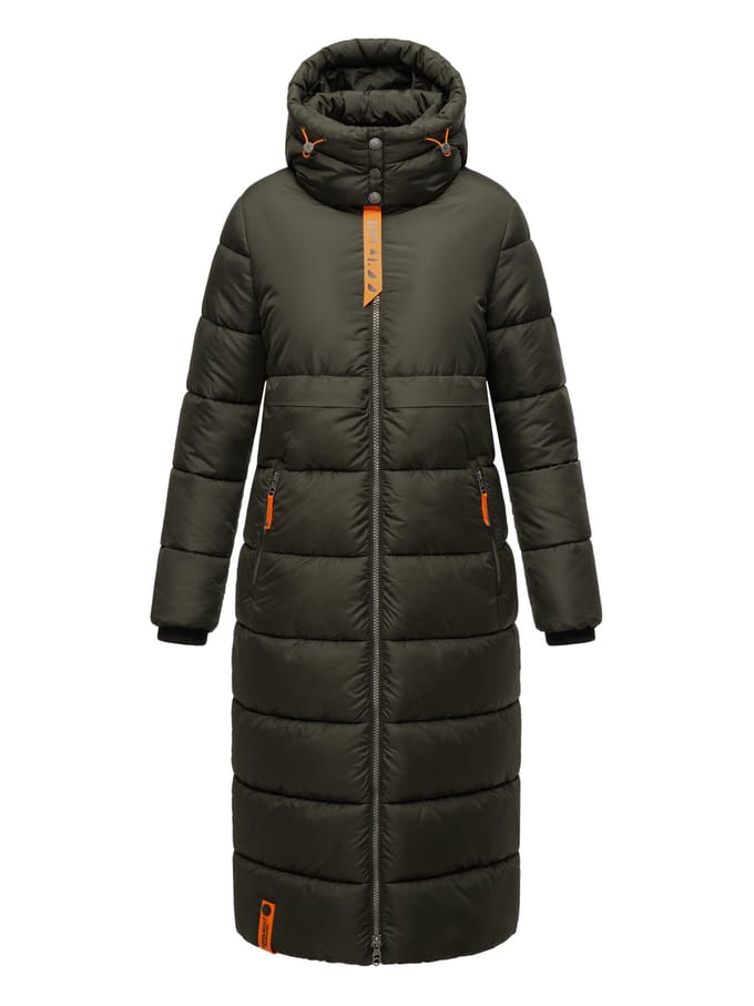 Navahoo dames gewatteerde wintermantel Kristallblume – Warm & Trendy