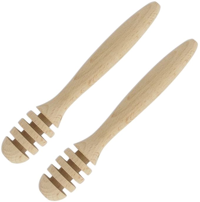 Set van 2 Houten Honinglepels Fackelmann Wood Edition
