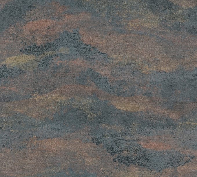 GOLFPATROON BEHANG | Abstract - grijs zwart - A.S. Création Metropolitan Stories Hot Spots