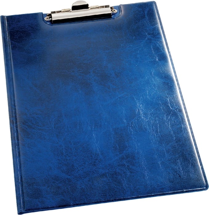 Klembordmap durable 2355 a4 kopklem insteek blauw | 5 stuks